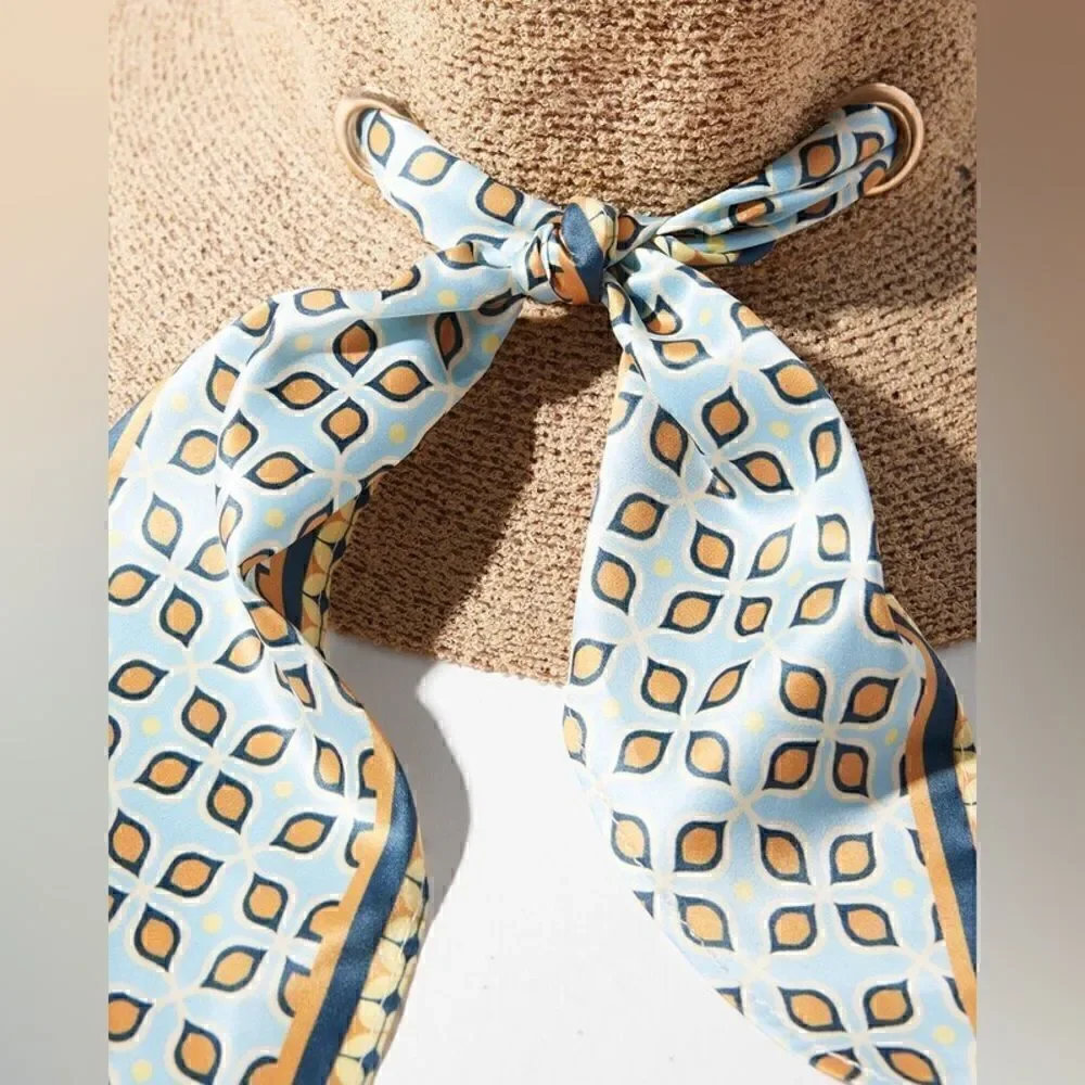 Chicos Sun Hat with Ribbon